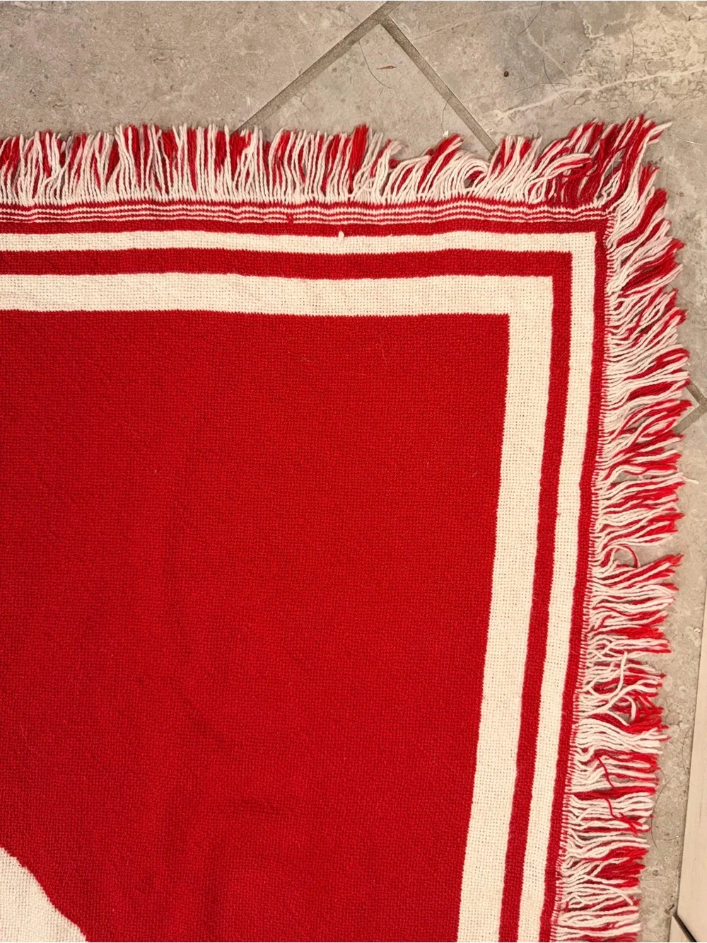 2 Coca-Cola Festive Red and White Holiday Throw Blanket 90s Two Color Ways